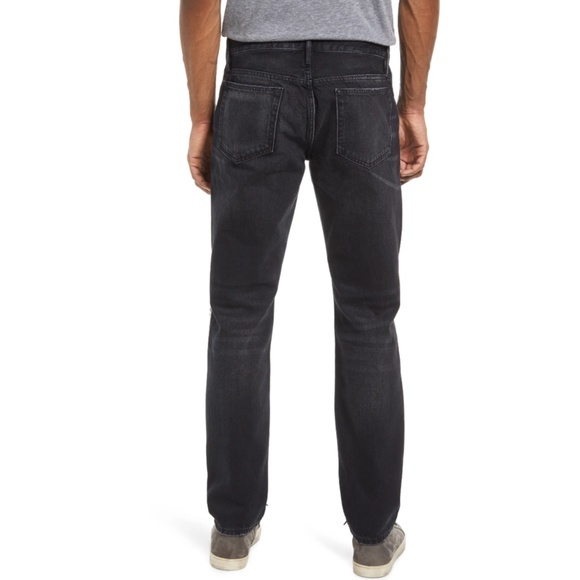 Frame Men’s Black Noir Shred Slim Fit Distressed Jeans NWT - Picture 2 of 14